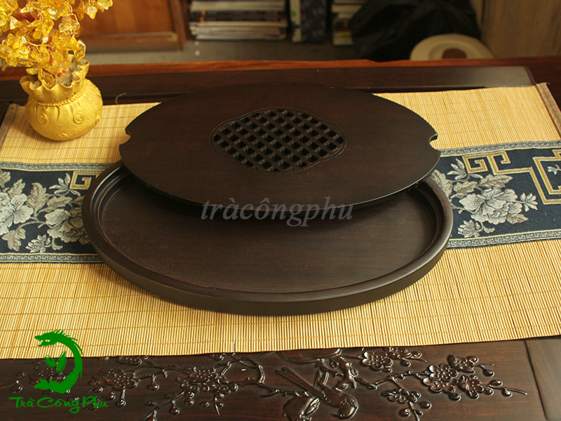 Khay Trà - KG153 có phần chứa nước khay có thể tháo rời, dễ dàng vệ sinh